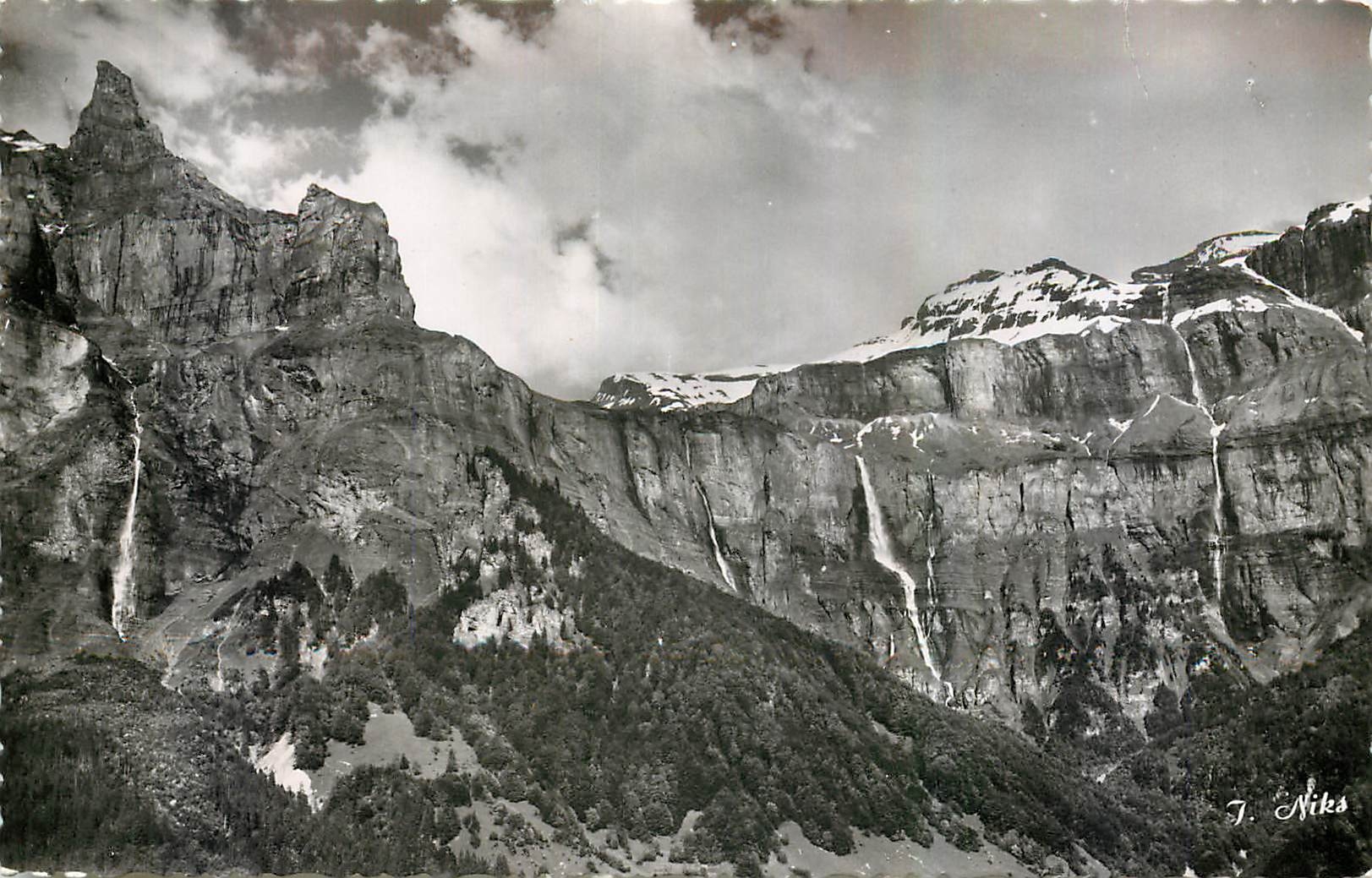 CPA Sixt Haute Savoie Vue du Cirque du Fer a Cheval 