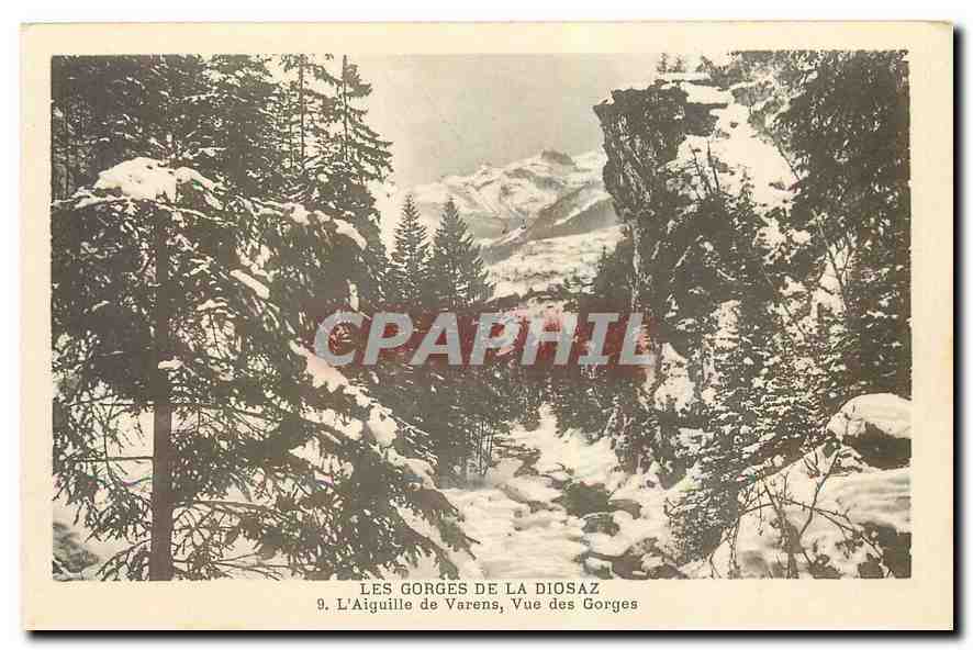 CPA Les Gorges de la Diosaz l'Aiguille de Varens Vue des Gorges 