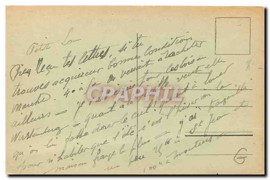 CPA Lac d'Annecy Chateau de Duingt Bateau — Verso