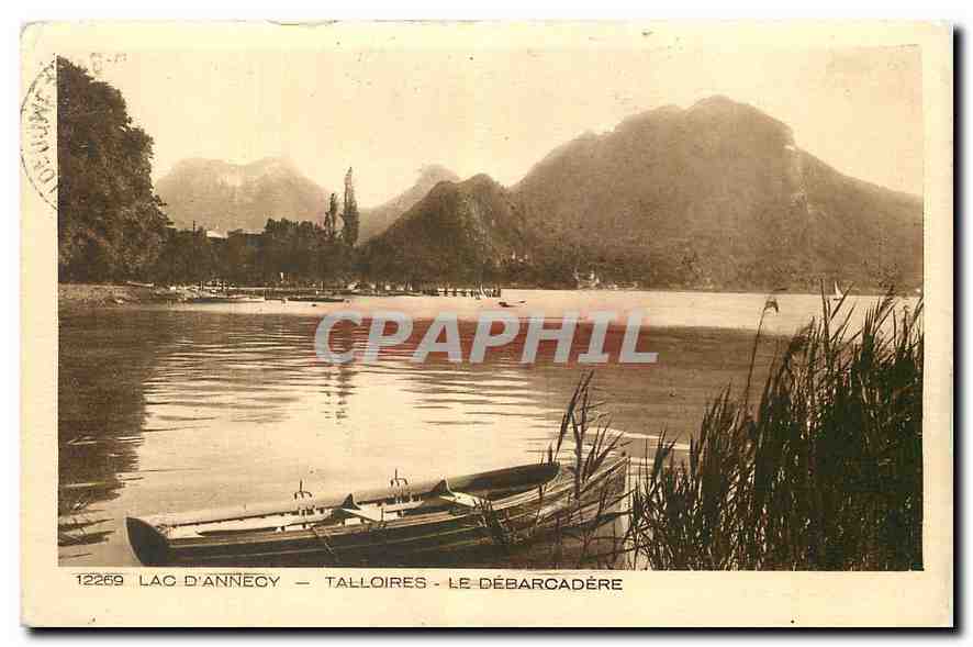 CPA Lac d'Annecy Talloires Le Debarcadere 
