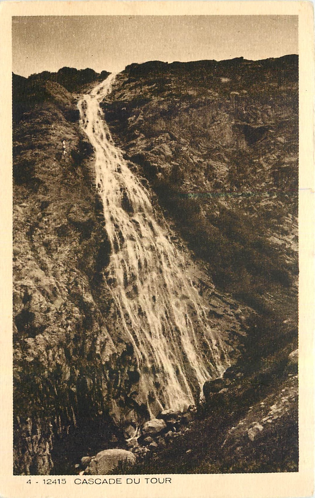 CPA Cascade du Tour 