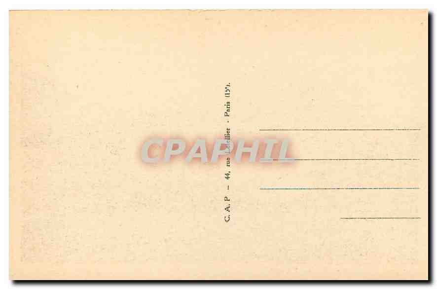 CPA Lac d'Annecy Menthon St Bernard Vue generale et Massid des Bauges  — Verso