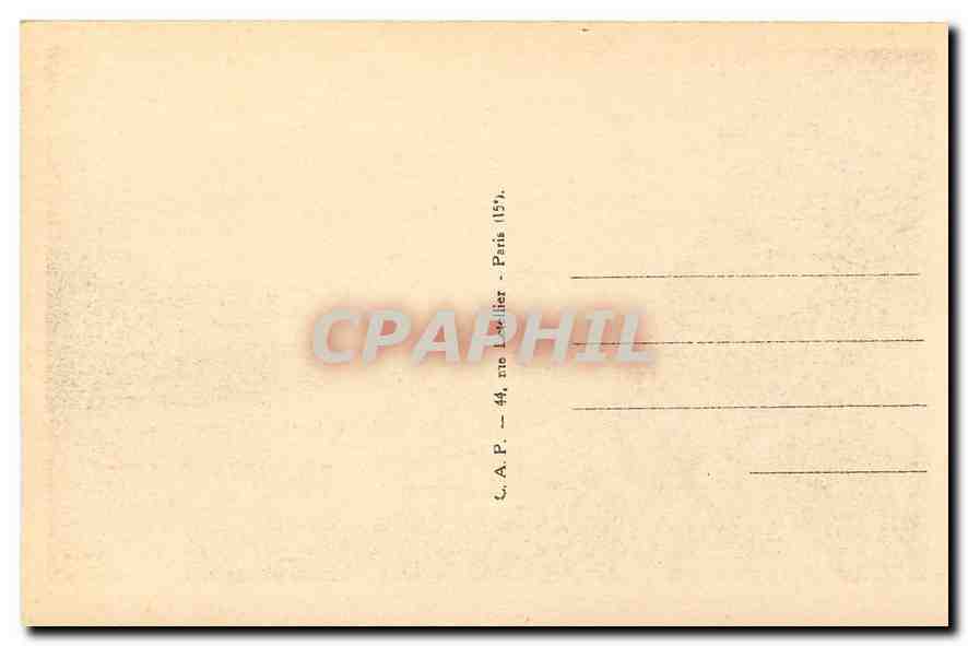 Téléphérique de Veyrier du Lac d'Annecy — Menthon et Massif des Bauges — éditeur L.A.P. n°44 — Rückseite