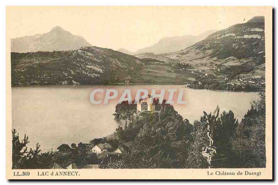 CPA Lac d'Annecy Le Chateau de Dumgt 