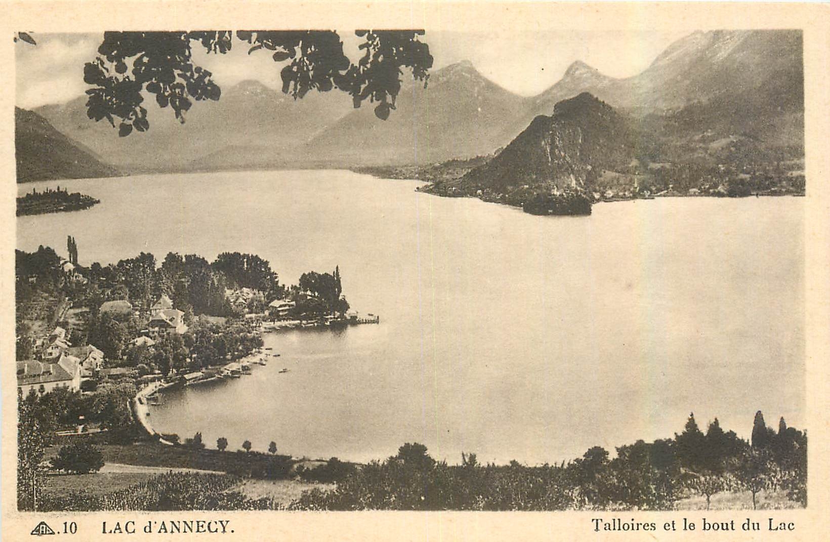 Lac d'Annecy — Talloires et le bout du lac — C.A.P. — 44, rue Lellier, Paris (15e)