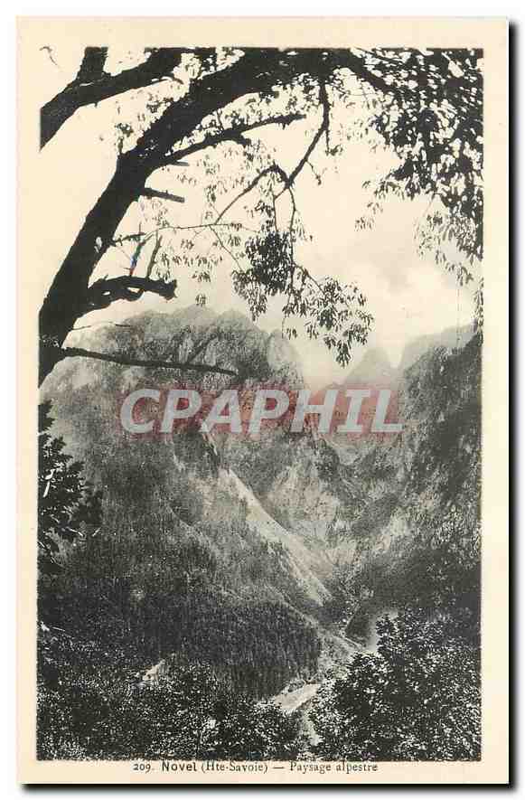 Novel (Hte-Savoie) — Paysage alpestre — Édition R. Roch, Saint-Gingolph