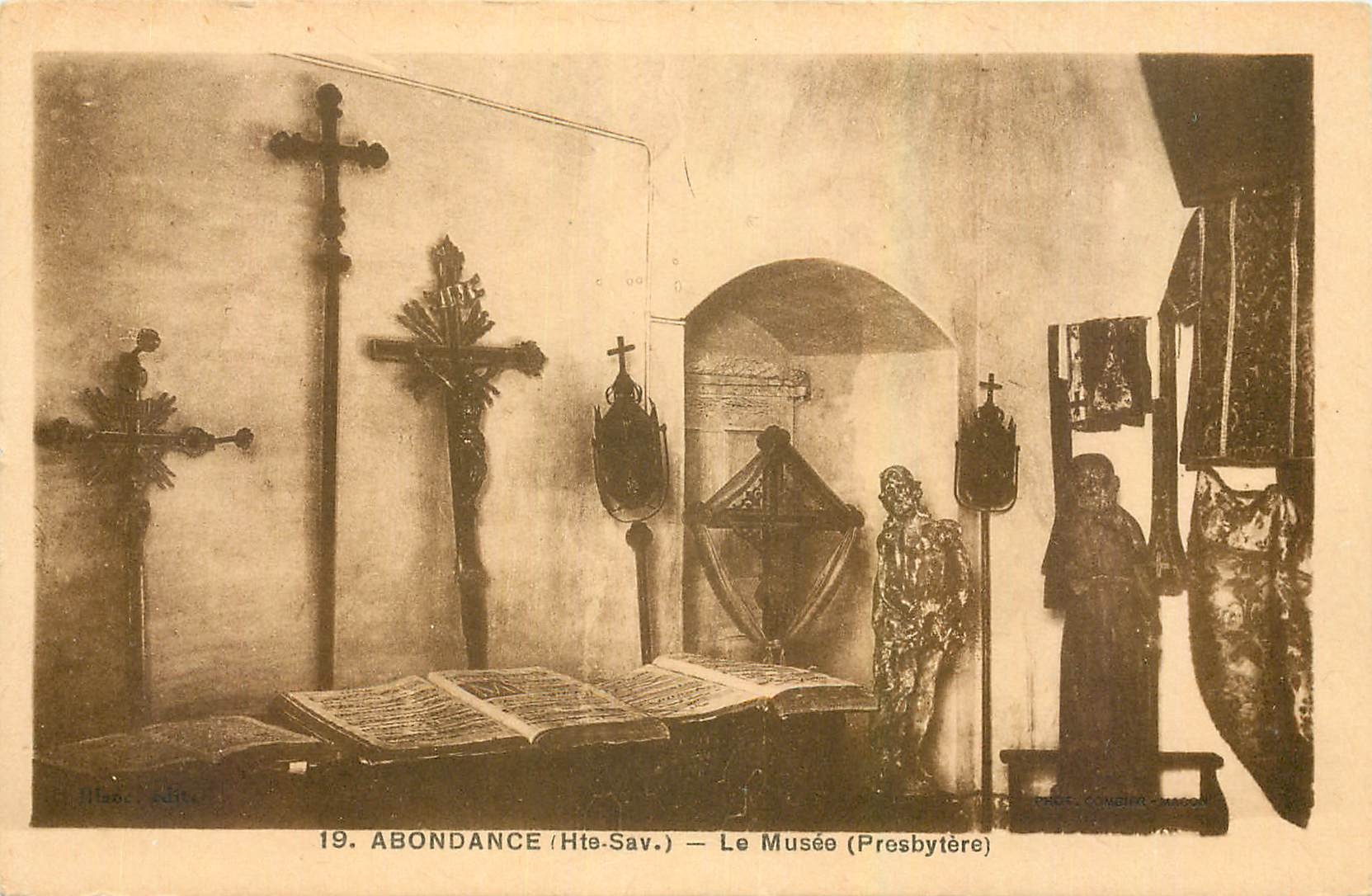 CPA Abondance Hte Sav Le Musee Presbytere 
