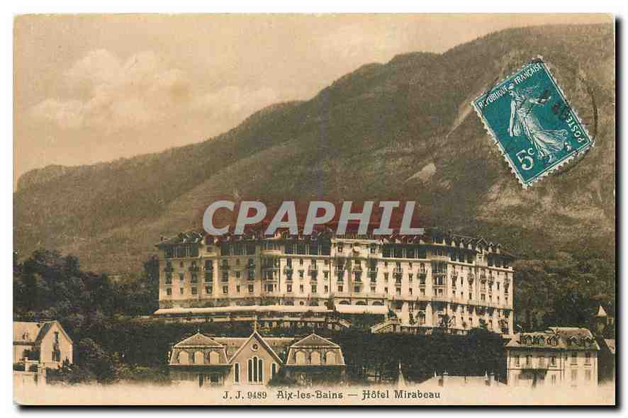 CPA Aix les Bains Hotel Mirabeau 