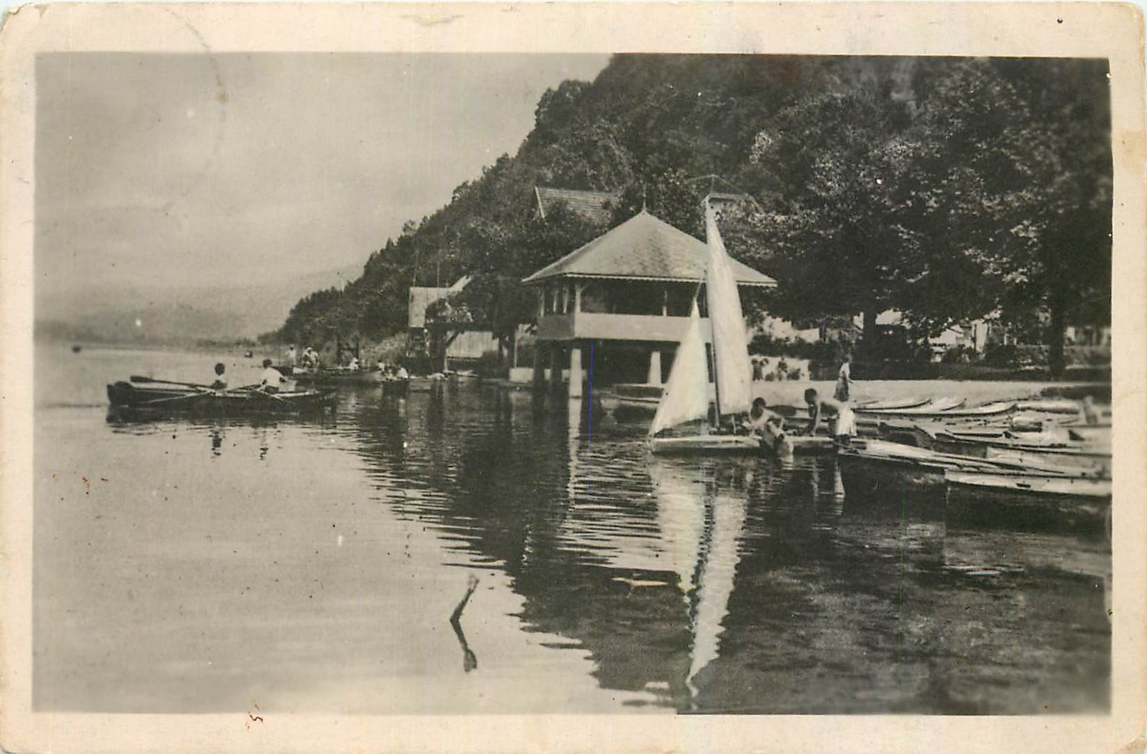 CPA Le lac d'Aiguebelette Savoie Port d'Aiguebelette 