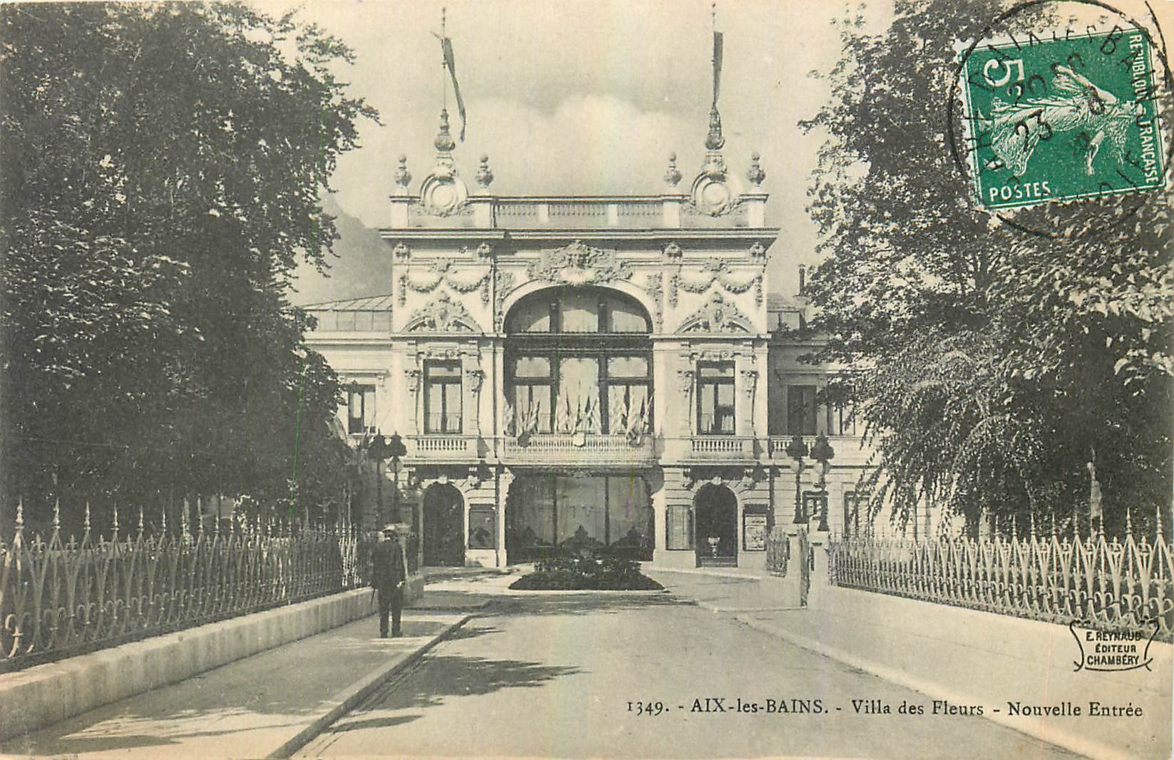 CPA Aix les Bains Villa des Fleurs Nouvelle Entree 