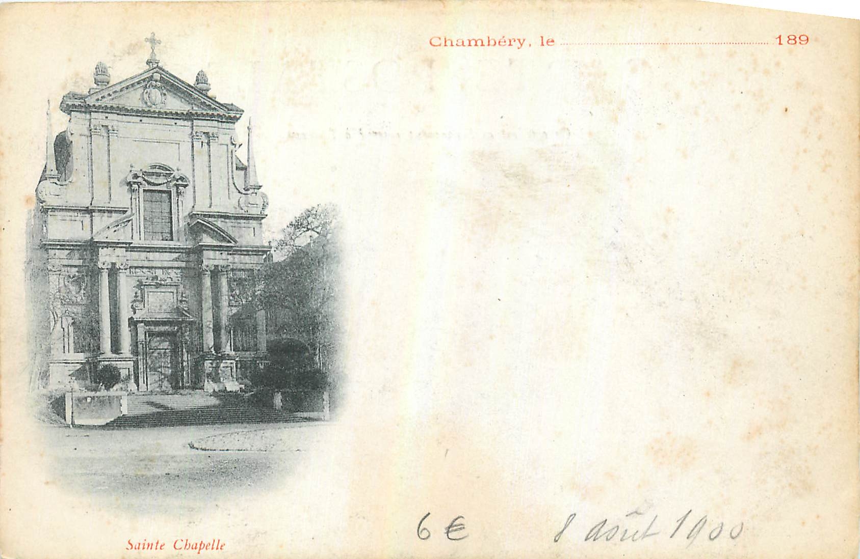CPA Chambery Sainte Chapelle 