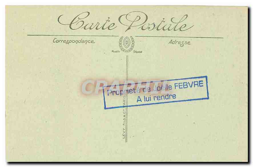 CPA Chambery Le Chateau des Ducs de Savoie  — Rückseite