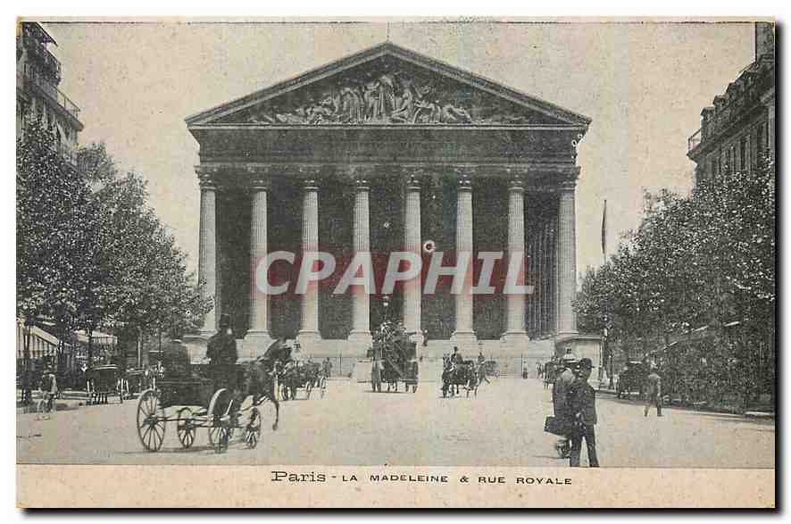 CPA Paris la Madaleine et Rue Royale 