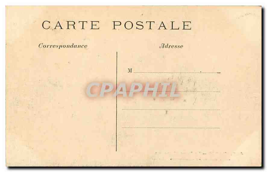 CPA Paris Le Parc Monceau Le Pont et le Ruisseau  — Rückseite