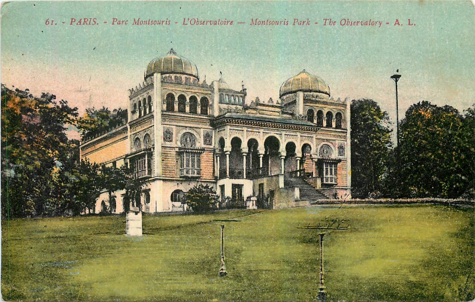 CPA Paris Parc Montsouris L'observatoire