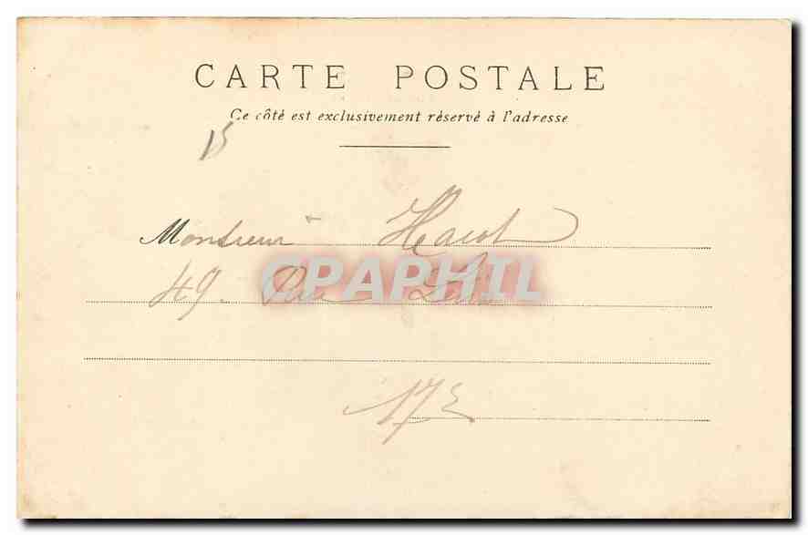 CPA Paris Conseil d'Etat  — Rückseite