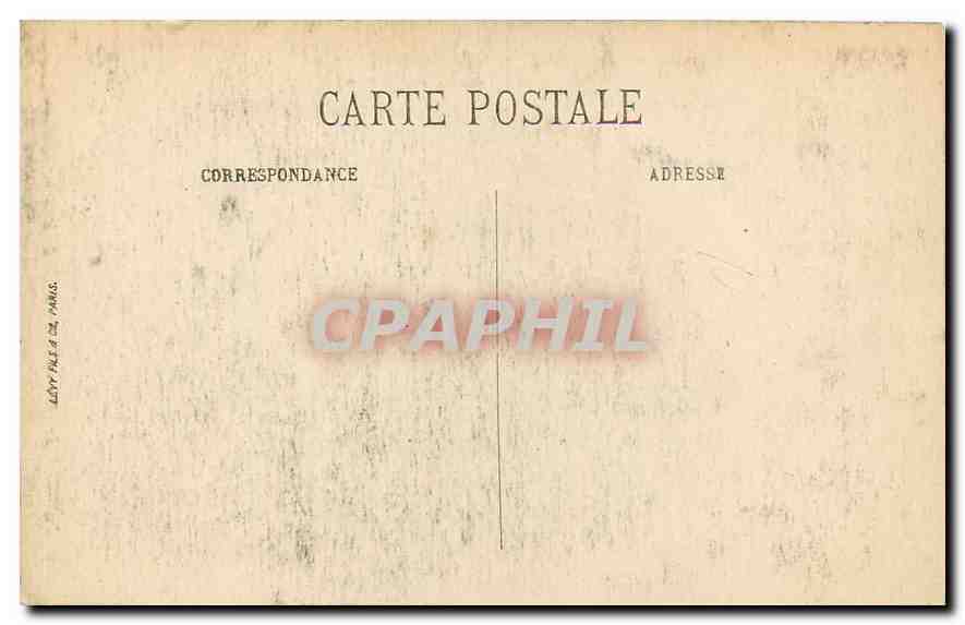 CPA Paris Les Buttes Chaumont Le Pont suspendu  — Verso