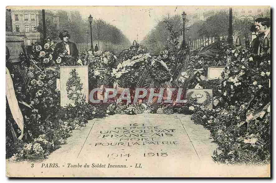 CPA Paris Tombe du Soldat Inconnu 