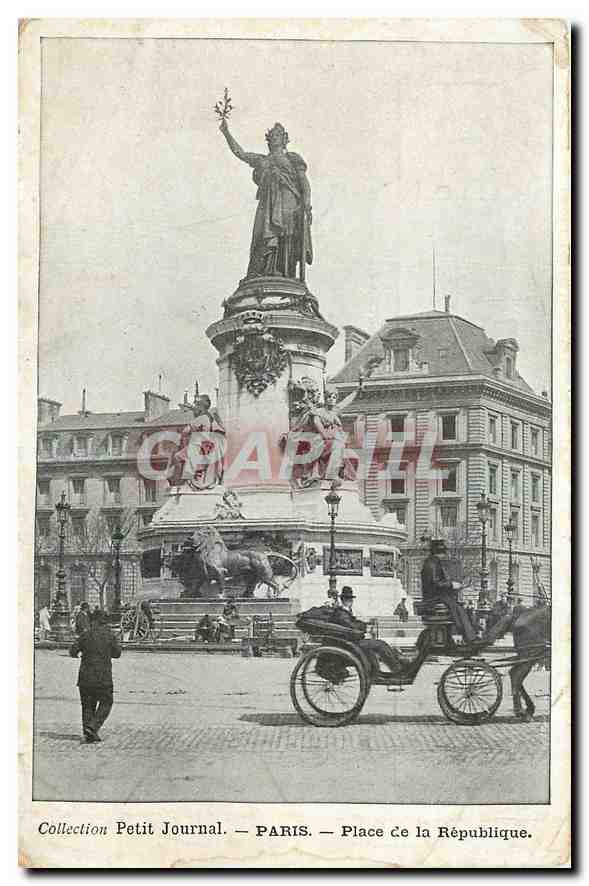 CPA Petit Journal Paris Place de la Republique 