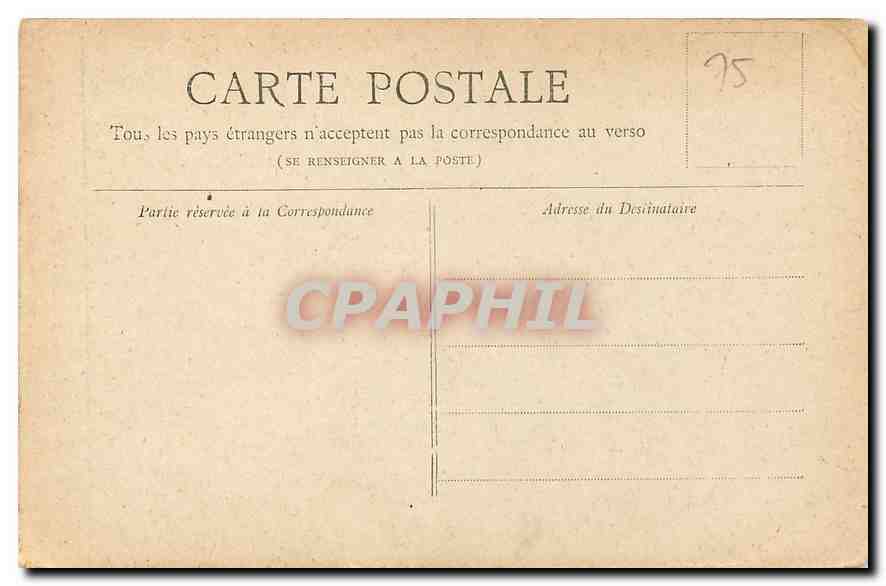 CPA Petit Journal Paris Place de la Republique  — Verso