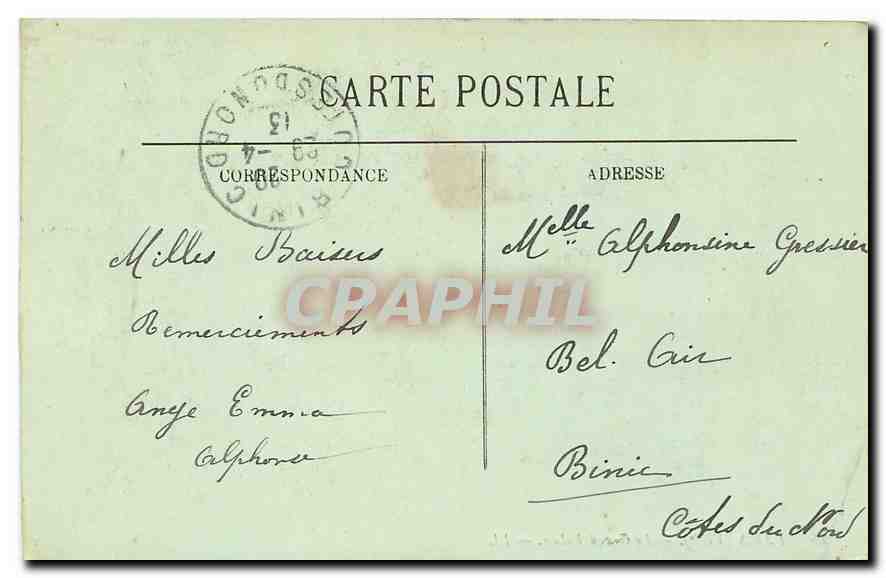 CPA Paris Le Grand Palais  — Rückseite