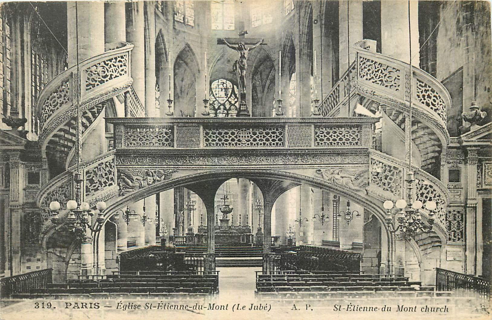 CPA Paris Eglise St Etienne du Mont 