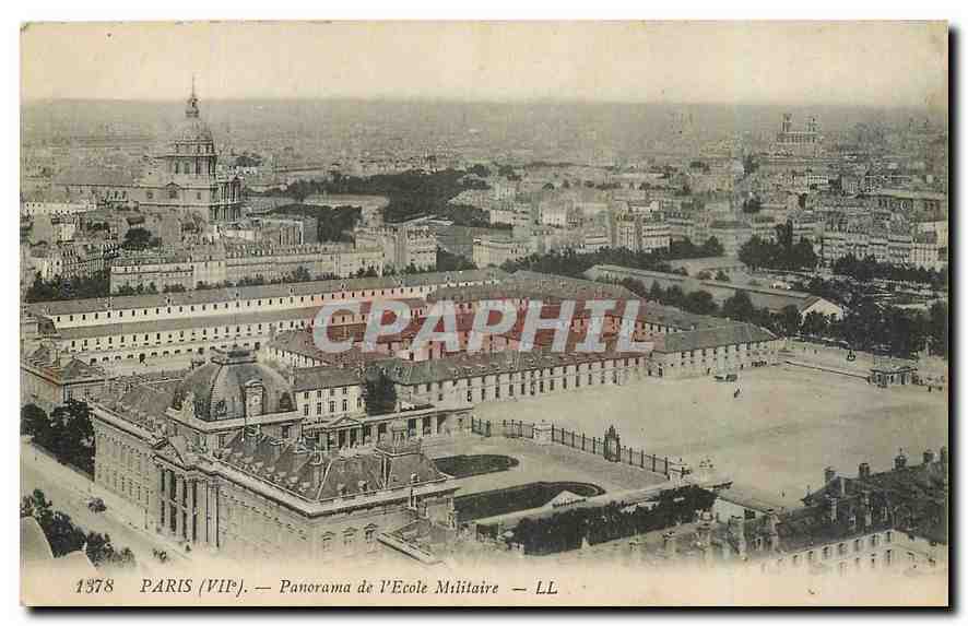 CPA Paris Panorama de l'Ecole Militaire 