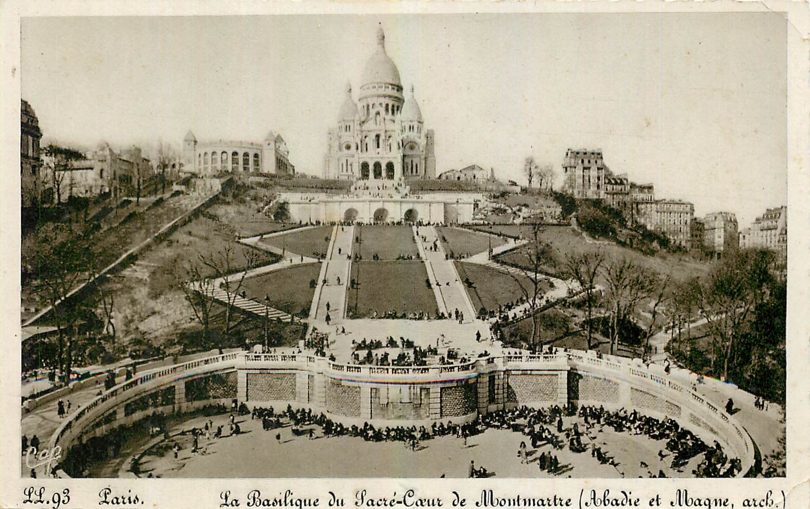 CPA Paris La Basilique du Sacre Coeur de Montmartre 