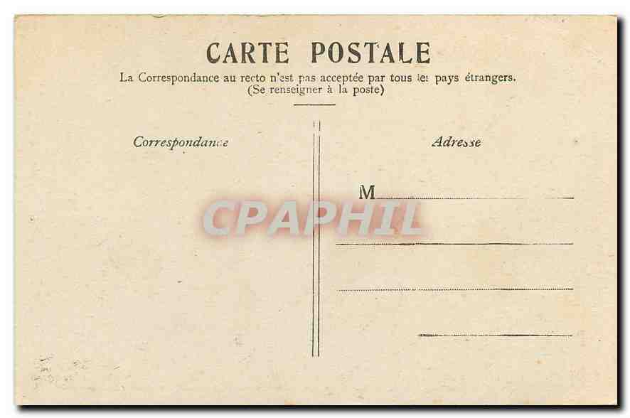 CPA Paris La gare du Nord  — Rückseite