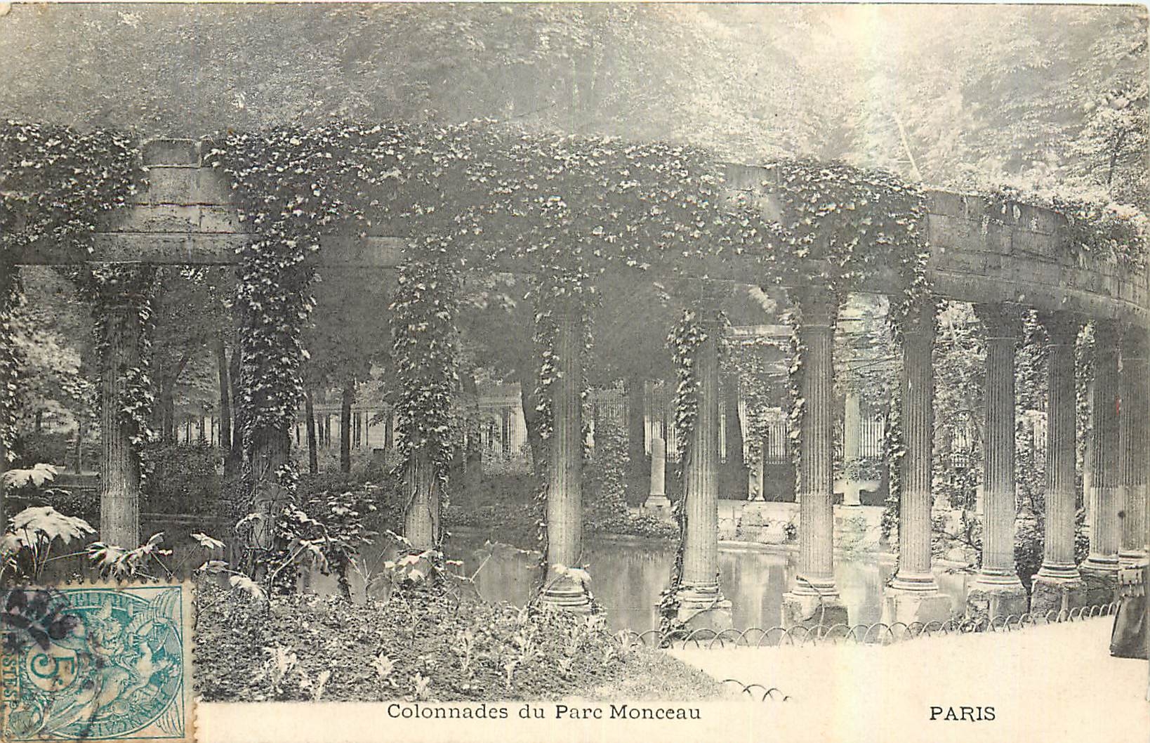CPA Paris Colonnades du Parc Monceau 