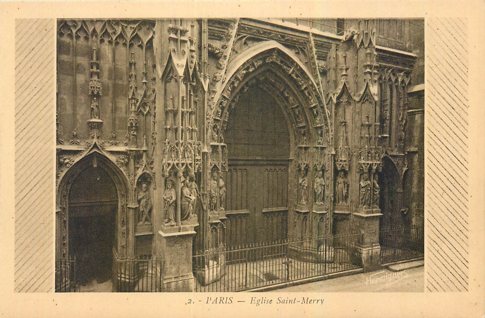 CPA Paris Eglise Saint Merry 