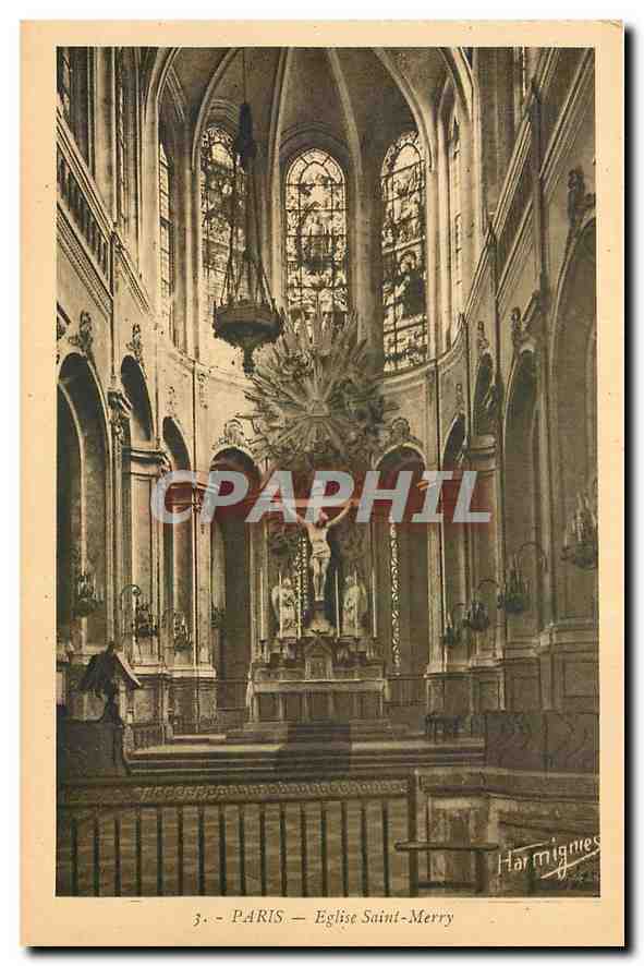 CPA Paris Eglise Saint Merry 