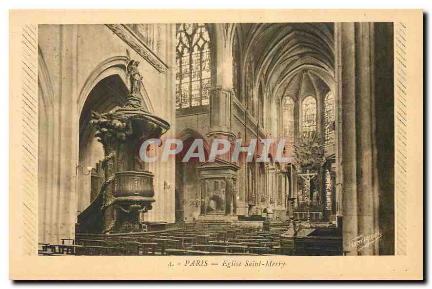 CPA Paris Eglise Saint Merry  s