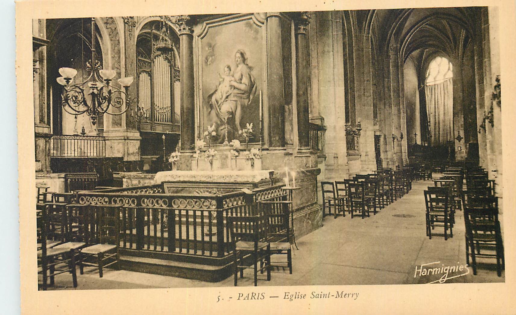 CPA Paris Eglise Saint Merry 