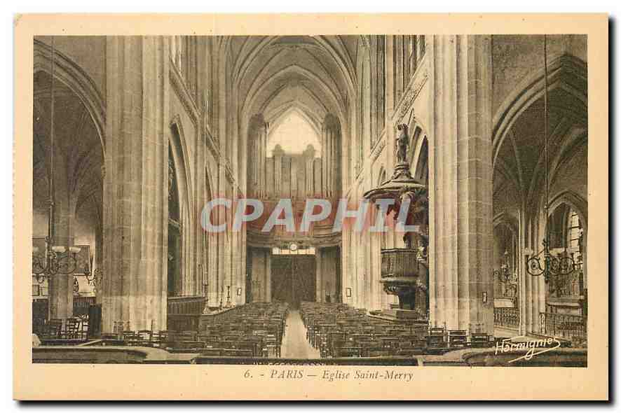 CPA Paris Eglise Saint Merry 