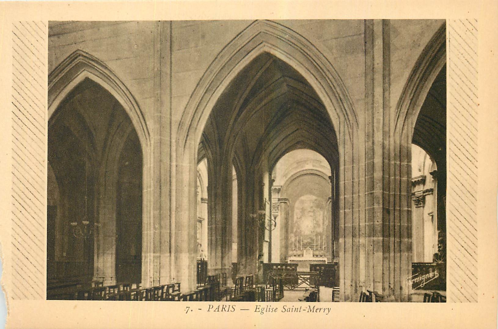 CPA Paris Eglise Saint Merry 
