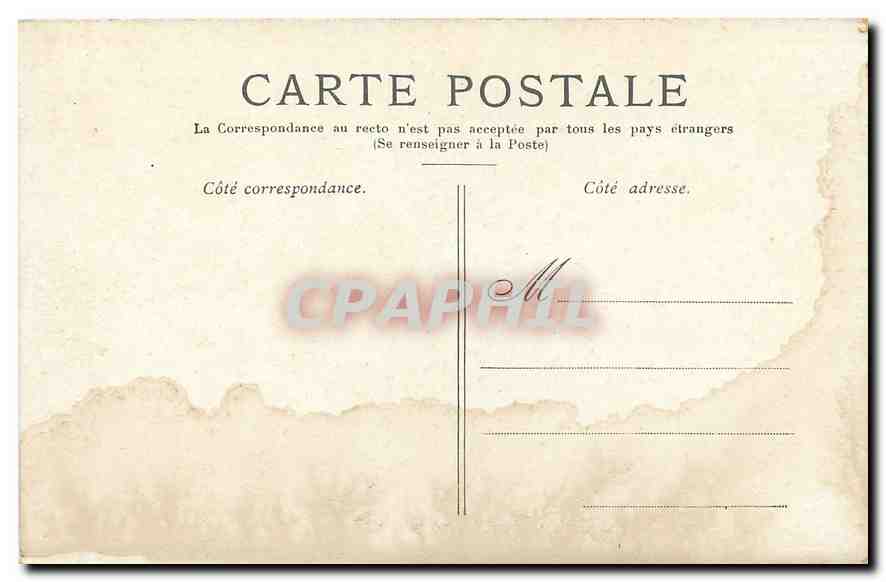 CPA Paris La Colonne Vendome  — Rückseite