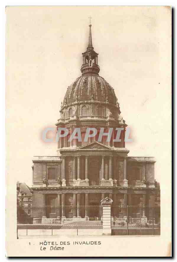 CPA Hotel des Invalides Le Dome 