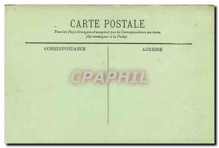 CPA Paris Hotel de Ville La Grande Salle a manger  — Rückseite