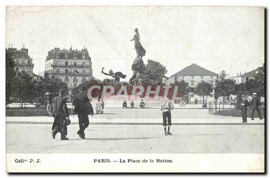 CPA Paris La Place de la Nation 