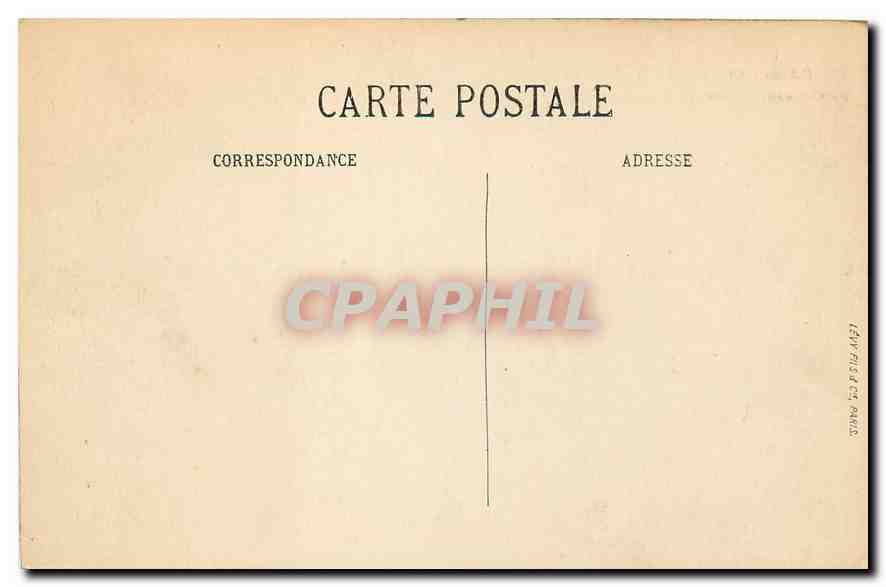 CPA Paris l'Arc de Triomphe du Carrousel Jardin des Tuileries  — Verso