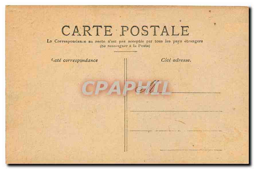 CPA Paris Le Trocadero  — Rückseite