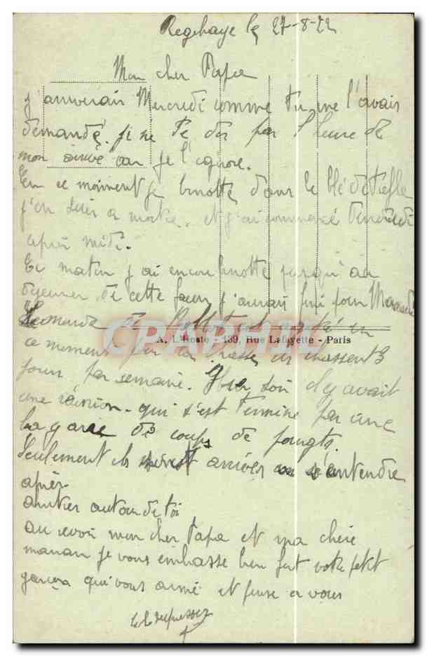 ROLLLOT (Somme) — Église Saint-Nicolas avant et après la Guerre 1914-18 — Édition Trenay-Maupetit — Rückseite