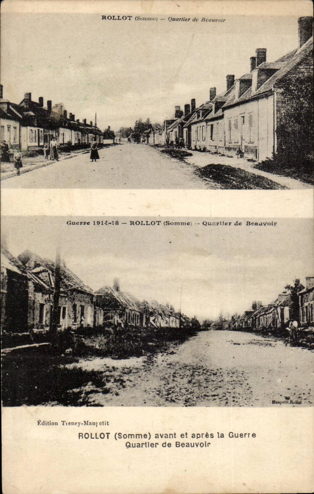 ROLLLOT (Somme) — Quartier de Beauvoir — Édition Treney-Maujetit