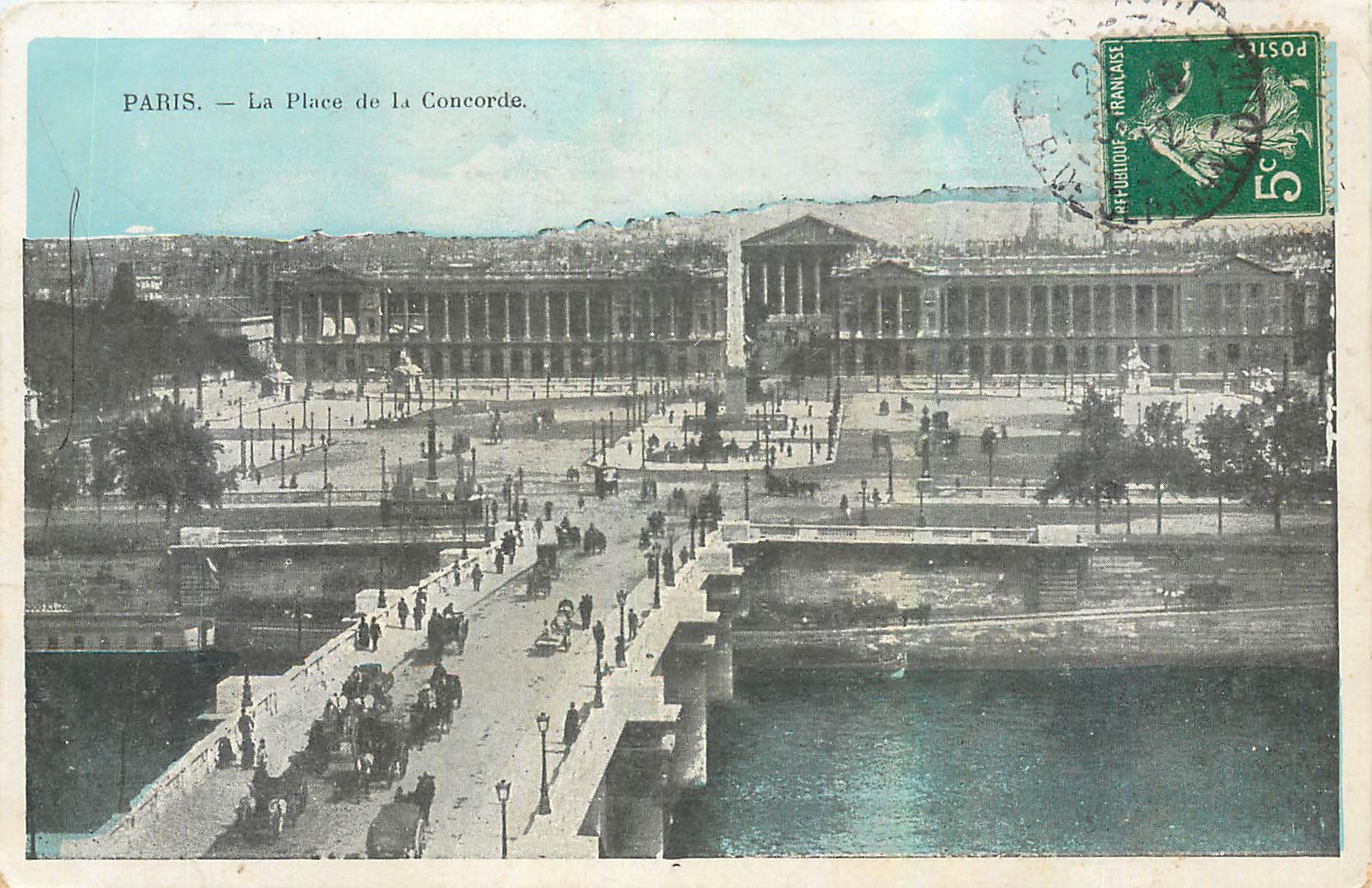 CPA Paris La Place de la Concorde 