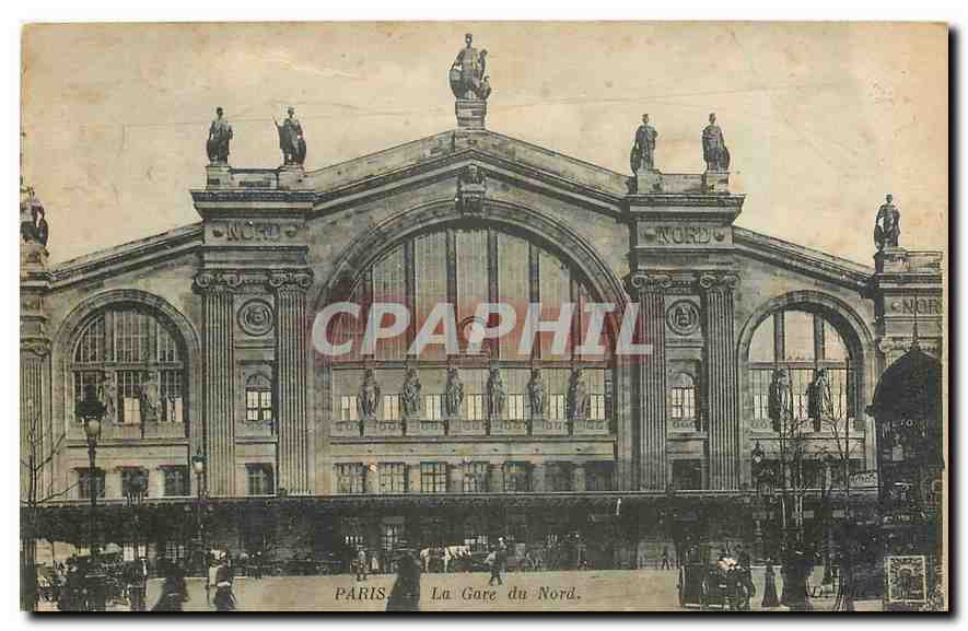 CPA Paris La Gare du Nord 