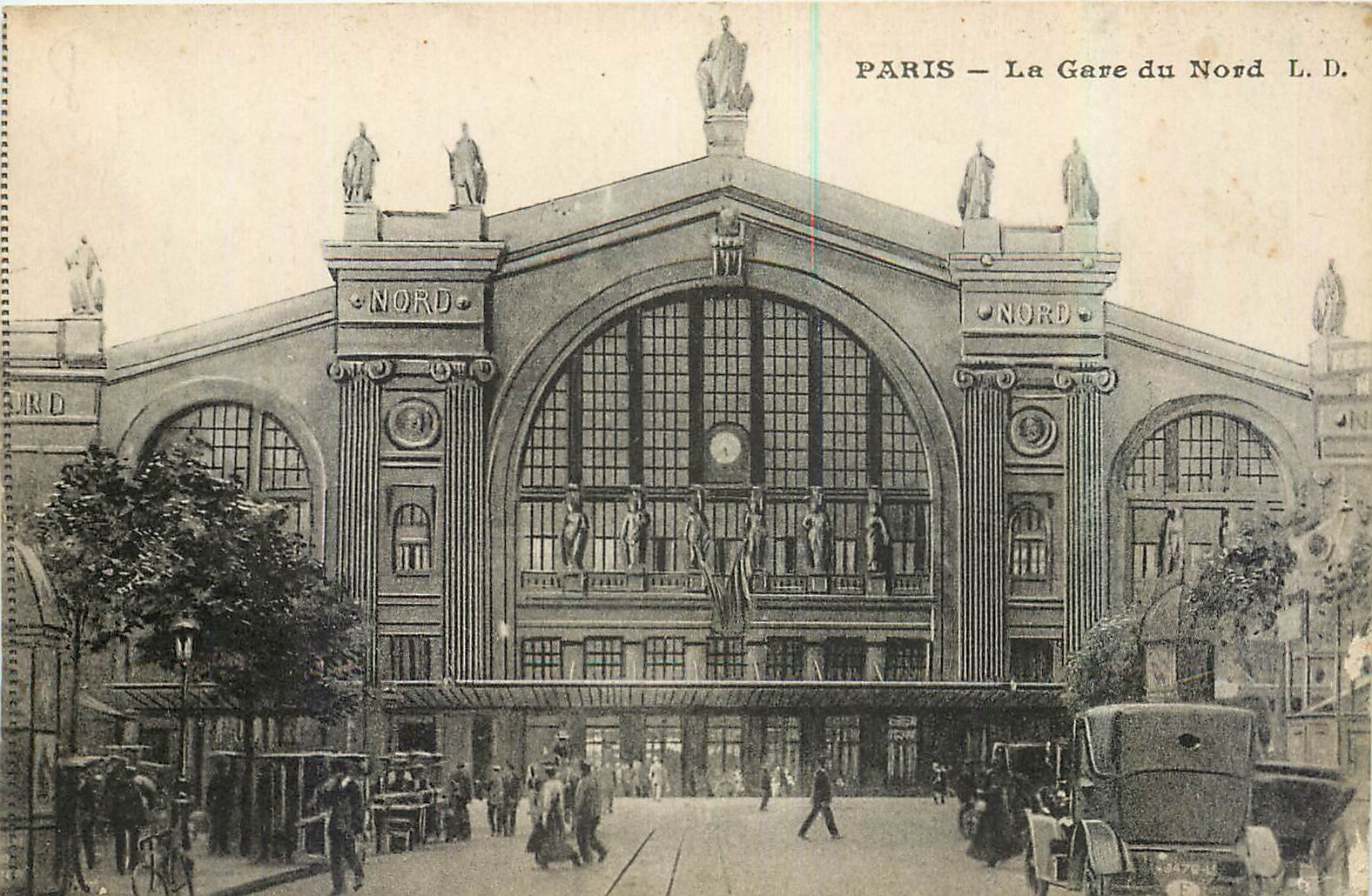 CPA Paris La Gare du Nord 