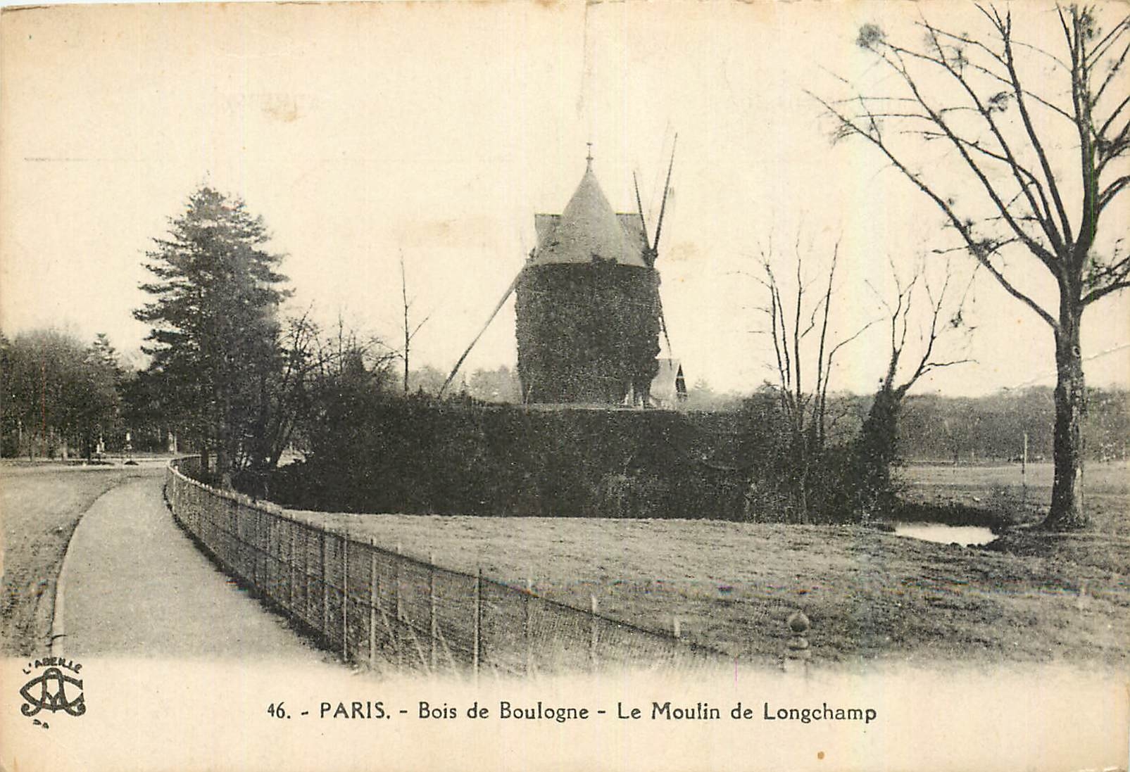 CPA Paris Bois de Boulogne Le Moulin de Longchamp 
