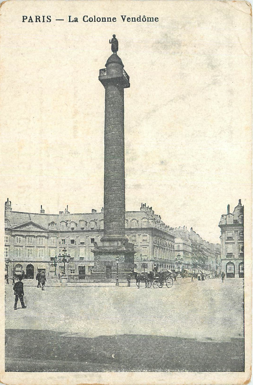 CPA Paris La Colonne Vendome 
