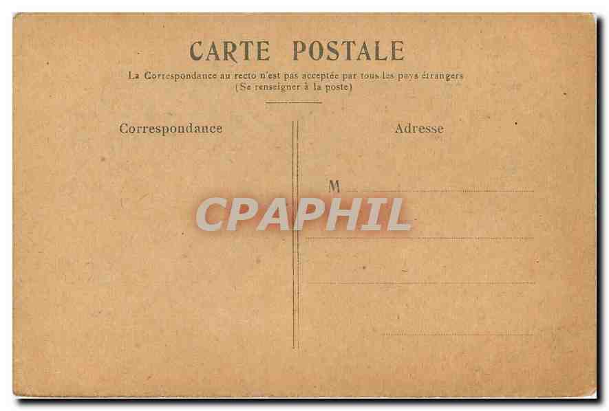CPA Paris La Colonne Vendome  — Verso